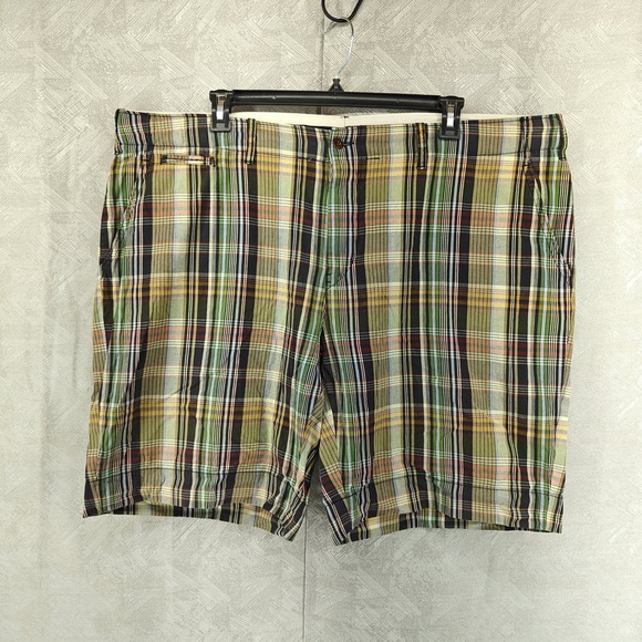 Polo by Ralph Lauren Other - Vintage Polo Ralph Lauren Shorts Mens 46B 46 Big Indian Madras Plaid Preppy